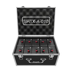 نظام إطلاق الألعاب النارية SHTX الأكثر مبيعًا بـ 10 طلقات مع تحكم عن بعد وقاعدة نافورة لهب باردة مناسب لحفلات الزفاف والمسارح - Product Image 5