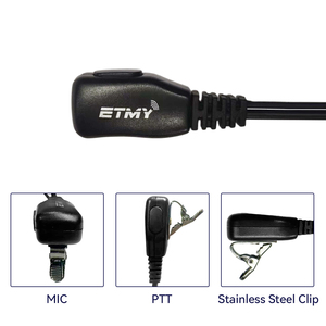 หูฟังแบบเกี่ยวหูรุ่นใหม่ PTT T82 Extreme T80 วิทยุสื่อสารสำหรับใช้งานกลางแจ้ง ร้านอาหาร หูฟังแบบขั้วเดียวสำหรับวิทยุสื่อสารสองทาง - Product Image 6