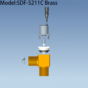 صمام لولبي من Goldenland منخفض الطاقة 12 فولت من النحاس الأصفر للإغلاق G1/<span class=keywords><strong>2</strong></span> ، مفتوح/مغلق عادة للصنبور التلقائي للتبول وصنبور الماء - Product Image 5