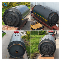 Machine de pyrolyse intermittente de pneus à faible teneur en carbone pour transformer les vieux pneus, les déchets plastiques et les déchets solides municipaux (MSW) en huile combustible
