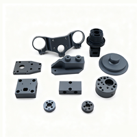 Pièces usinées CNC en alliage d'aluminium gris anodisé, économiques et à performance stable, pour OEM
