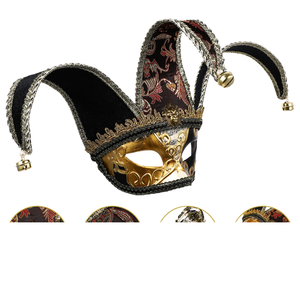 <span class=keywords><strong>Masque</strong></span> de fête de style vénitien pour <span class=keywords><strong>homme</strong></span>, nouveau <span class=keywords><strong>masque</strong></span> de carnaval d'Halloween, <span class=keywords><strong>masque</strong></span> de bal de déguisements, <span class=keywords><strong>masque</strong></span> de fête de Venise en résine - Product Image 3