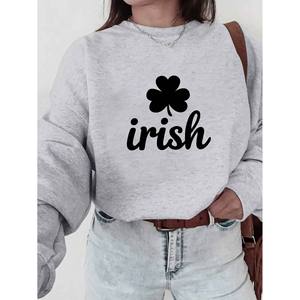 Sudadera con Capucha Extra Grande Personalizada y Transpirable para Mujer, Diseño Irlandés, Permite Personalizar con tus <span class=keywords><strong>Fotos</strong></span> Favoritas - Product Image 3