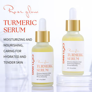 Custom Organic Mandelic Acid & Green Tea Turmeric <b>Serum</b> with Rose Water for Face Whitening Moisturizing & Anti-Wrinkle - Product Image 2