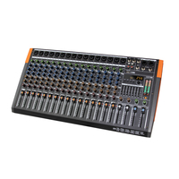 Table de mixage audio 6 canaux en métal, neuve, avec carte son intégrée, connexion USB/XLR, 256 effets de réverbération pour scène professionnelle