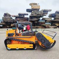 Tondeuse à essence 4 temps tout-terrain supérieure pour jardins ruraux australiens, analyse de terrain haute définition, moteur 15 CV 224 CC