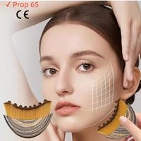 Masseur facial ergonomique pour le visage et le menton, design précis pour la peau, sculpture de la mâchoire, brossage à sec, drainage lymphatique du visage, brosse faciale