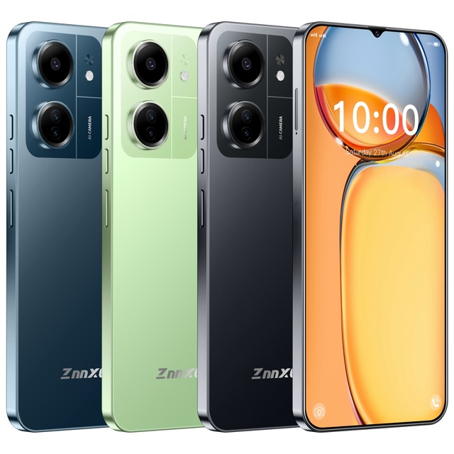 2025 Hot Selling ZNNXECC 13C Octa Core Smartphone 4GB+64GB Dual SIM LTE English HD Screen