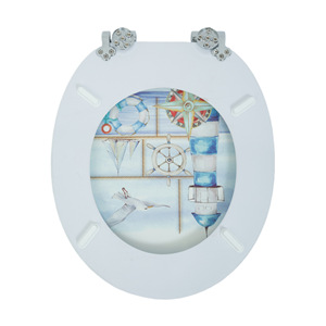 Siège de toilette <span class=keywords><strong>JELL</strong></span> personnalisé en bois massif en forme de <span class=keywords><strong>O</strong></span>, à face fermée, avec fonction de fermeture en douceur, désodorisation automatique, garantie 1 an, moderne - Product Image 3