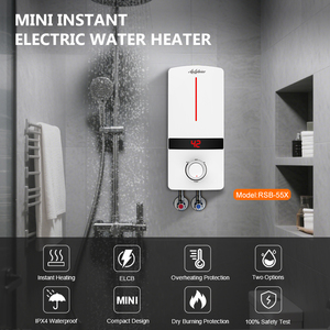 Nhà máy Công ty tankless tức thời Máy nước nóng chức năng bộ nhớ có thể điều chỉnh nhiệt độ cho phòng tắm thương mại - Product Image 5