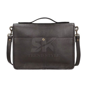 6670 Porte-documents en cuir uni, monochrome, pour ordinateur <span class=keywords><strong>portable</strong></span> de bureau, sac à main, porte-documents - Product Image 4
