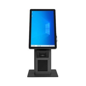 LICON OEM 15,6 "Quiosco de autoservicio Pantalla táctil dual Terminal POS para información <span class=keywords><strong>Cajero</strong></span> opera retrato Paisaje - Product Image 1