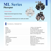 Mocular Peralatan Optometri Profesional ML-400 Phoropter Manual Klasik untuk Toko Kacamata