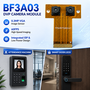 Módulo de Cámara Binocular VGA BF3A03 DVP de 0.3MP, 4μm, 60fps, 650nm, 850nm para Máquina de Control de Asistencia y Control de Acceso - Product Image 3