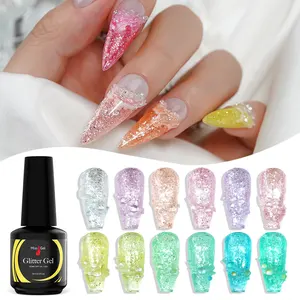 Long lanh màu gel Chất lượng cao organizador vernis vĩnh viễn Professionnel ongle Nail UV Gel