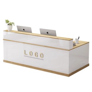 <span class=keywords><strong>Comptoir</strong></span> de réception simple et moderne laqué pour les magasins de vêtements, les salons de beauté, les supermarchés, les caisses enregistreuses - Product Image 1