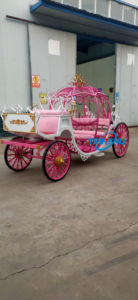 El más nuevo carruaje tirado por caballos de Cenicienta/turismo al aire libre Princess Horse Buggy/Calesa asequible - Product Image 5