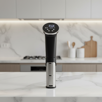 Penghangat Makanan Sous Vide dengan Pompa Sirkulasi 3D, Kontrol Timer Digital Akurat, Sangat Senyap, Mudah Dibersihkan, Portabel, untuk Penggunaan Rumah Tangga