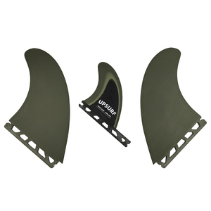 Pinne della tavola da <span class=keywords><strong>surf</strong></span> di nuovo arrivo T1 a linguetta singola pinna Sandwich nero verde pinna in fibra di vetro per il <span class=keywords><strong>surf</strong></span> - Product Image 2