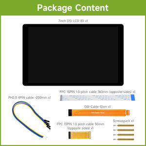 7Inch Dsi Lcd (E) Waveshare Capacitieve Touch Display <span class=keywords><strong>Pi</strong></span> 1280X800 Ips Optische Binding Gehard Glas Paneel Dsi 10-Point - Product Image 3