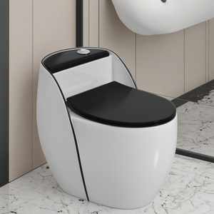 Nhà Máy Bán Hàng Trực Tiếp Chất Lượng Tốt Gốm Sàn Gắn Gốm Trứng Hình Dạng Nước Tủ Quần Áo Phòng Tắm Một Mảnh Nhà Vệ Sinh Commode - Product Image 6