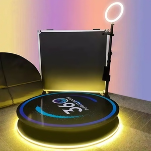 MX 68 80 100 115 cm パーティー用スローローテーション回転カメラ 360度フォトブース 自動ビデオ360フォトブース - Product Image 5