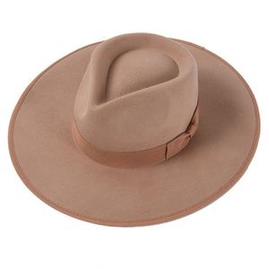 Sombrero Fedora de Lana 100% para Hombre y Mujer, Ala Ancha, Venta al Por Mayor - Product Image 6