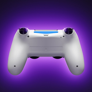 Coque inférieure de remplacement blanche EXtremeRate version Type-C compatible avec les manettes PS4 modèles JDM-040/050/055 - Product Image 6
