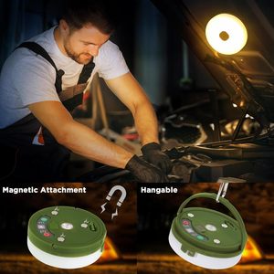 32.8ft có thể thu vào cắm trại dây đèn 9 chế độ chiếu sáng IP65 không thấm nước Cổ Tích trại đèn cho lều RV Patio cắm trại - Product Image 6