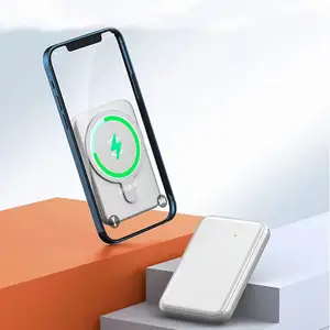 Batteria esterna Ultra-compatta ad alta velocità tecnologia di ricarica caricatore portatile 5000mah magnetico Mini Power Bank