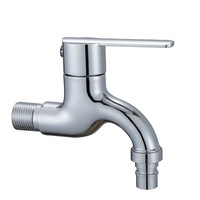 Nouveau design moderne Robinet mural 1/2 à col long pour lavabo et machine à laver Vente chaude