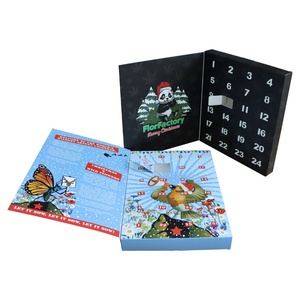 Custom CMYK Printing Hot Sale <strong>Advent</strong> <strong>Calendar</strong> Box with Corrugated Insert for WILD FLOWER <strong>SEED</strong> Packaging - Product Image 6