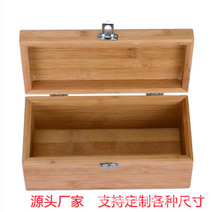 กล่องไม้ไผ่ 15x15x5 ซม. กล่องเก็บเครื่องประดับทรงสี่เหลี่ยม กล่องของขวัญ กล่องเก็บของตกแต่ง - Product Image 3