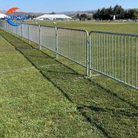 Vente directe usine – Barrière mobile galvanisée de 1,2 m et 1,5 m pour la sécurité des événements
