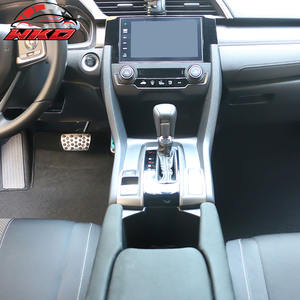 พรมปูพื้นสำหรับฮอนด้า ซีวิค 4 ประตู 16-21 พรมหน้าและหลัง สีดำ 4 ชิ้น - ผ้ากำมะหยี่ - Product Image 3