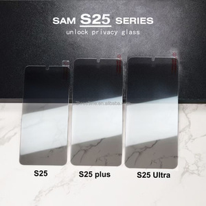 Protecteur d'écran en verre trempé anti-peeping antistatique 9H pour téléphones mobiles Samsung S25/S25Plus/S25Ultra 5G Unique <span class=keywords><strong>Word</strong></span> - Product Image 1