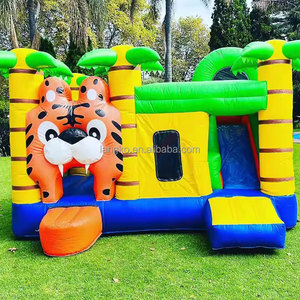 Tiger <span class=keywords><strong>Multiplay</strong></span> Jumpers, Combo Toboggan <span class=keywords><strong>Gonflable</strong></span> Jungle, <span class=keywords><strong>Château</strong></span> <span class=keywords><strong>Gonflable</strong></span> pour Enfants, Hupfburg - Product Image 2