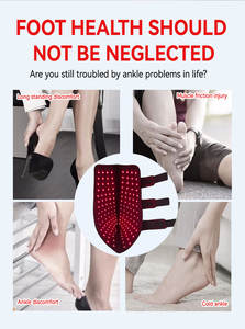 Pantuflas Portátiles de Terapia de Luz Roja 660nm 850nm Ajustables para Alivio del Dolor de Pies - Product Image 5