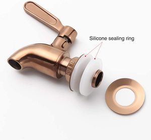 Robinet conique en acier inoxydable de 12 mm à 20 mm pour fûts de chêne, vin, whisky, bière, rhum, brandy, kombucha – Robinet manuel durable - Product Image 5