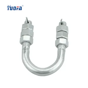 U Neo còng lớp phủ mỏng 1/4 kẽm "đến 1-1/2" áp dụng 1/2 tấn đến 17 tấn thép mạ kẽm