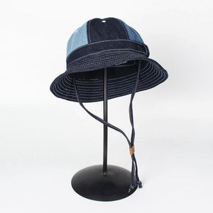 Chapeau Bob en Jean Délavé Personnalisé avec Logo pour Homme – Style Vintage et Protection Solaire pour l'Été en Extérieur – Vente en Gros - Product Image 4