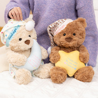 Boneka Beruang Teddy Super Lembut dengan Isian Kapas PP, Bantal Tidur Lucu untuk Anak Perempuan, Dekorasi Ruang Tamu