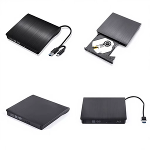 Unidad Óptica Externa USB 3.0 Portátil y Delgada, Lector/Grabador/Reproductor de <span class=keywords><strong>CD</strong></span>/DVD +/-RW para Computadora Portátil/de Escritorio, Grabadora - Product Image 4