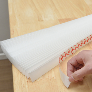 Tự dính tạm thời giấy xếp li rèm được xây dựng trong gấp Rèm cho cửa sổ đơn giản phong cách dọc mô hình để sử dụng nhà - Product Image 4