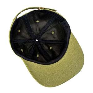 Gorro de Béisbol de 6 Paneles, Verde, de Buena Calidad, Sin Estructura, de Mezclilla Lavada, con Logotipo Personalizado Bordado, Cierre a Presión, Unisex, Estilo Hip Hop, Deportivo - Product Image 5