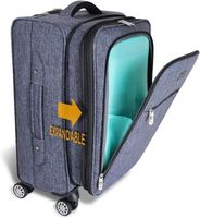 Échantillon Gratuit - Sac de Voyage Rose Personnalisé pour Chaussures de Danse et de Ballet avec Tringle Porte-Vêtements Intégrée - Sac de Sport à Roulettes