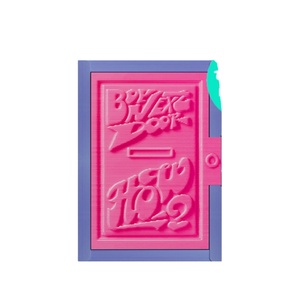 BOYNEXTDOOR [HOW] 2nd EP K-POP Music Diary Set with Stickers Folded Poster 2024 Limited Stock Weverse Album Ver - Product Image 1