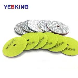 Manufacturer wholesale wet flexible pad abrasive tool diamond resin grinding disc and low price diamond polishing grinding disc