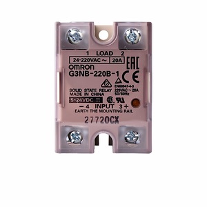   Relé de Estado Sólido G3NB-220B-1 24-220VAC 20A Entrada 5-24VDC Automatización Industrial - Product Image 1