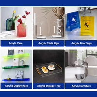Support promotionnel A4 en acrylique transparent pour affichage de bureau, présentoir simple page pour dépliants, brochures, magazines, journaux, catalogues
